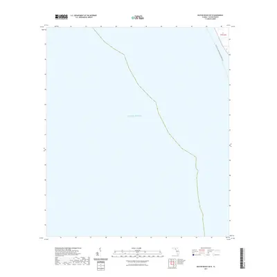 2021 Map of Keaton Beach OE W, 2021 Print