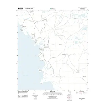 2012 Map of Keaton Beach, 2012 Print