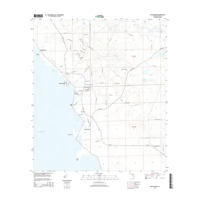 2015 Map of Keaton Beach, 2015 Print
