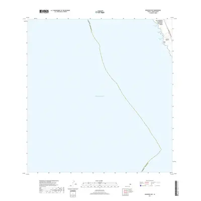 2017 Map of Keawanui Bay, 2017 Print