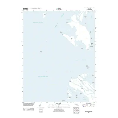 2011 Map of Kedges Straits, 2011 Print