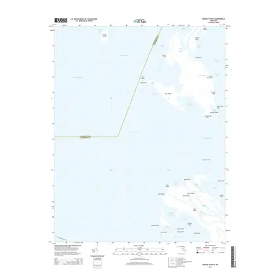 2014 Map of Kedges Straits, 2014 Print