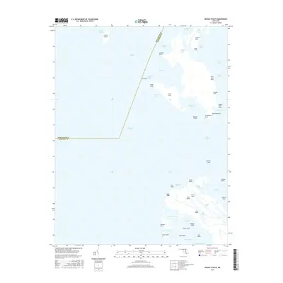 2016 Map of Kedges Straits, 2016 Print