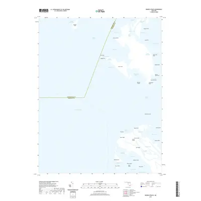 2019 Map of Kedges Straits, 2019 Print