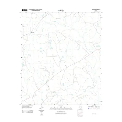 2013 Map of Keechi, 2013 Print