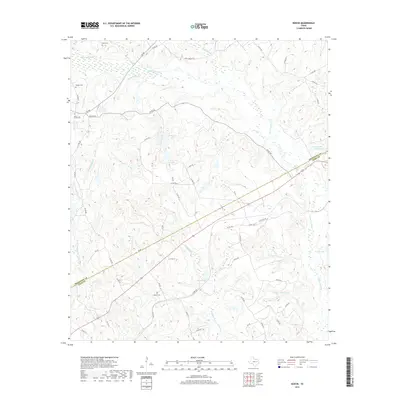 2019 Map of Keechi, 2019 Print