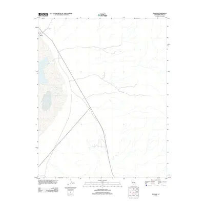 2012 Map of Keeler, 2012 Print