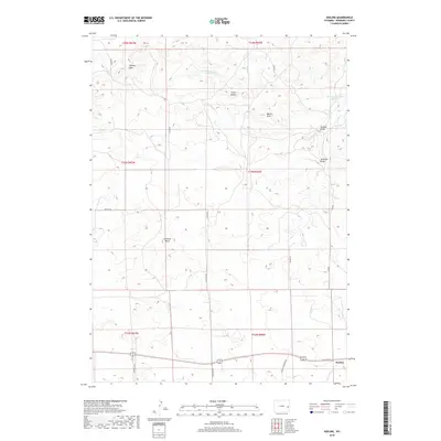 2018 Map of Keeline, 2018 Print