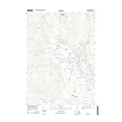 2015 Map of Keene, 2015 Print