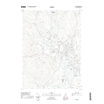 2018 Map of Keene, 2018 Print