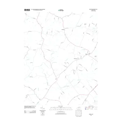 2013 Map of Keene, 2013 Print