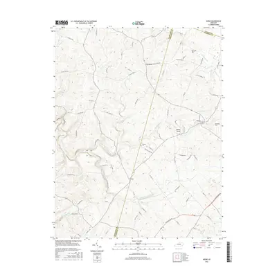2016 Map of Keene, 2016 Print
