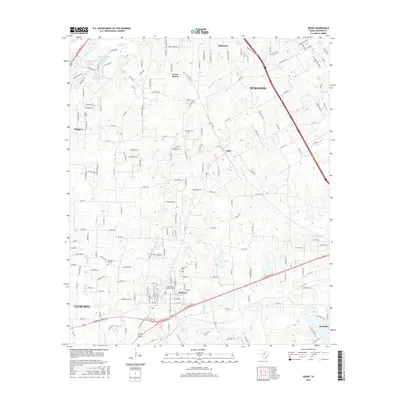 2016 Map of Keene, 2016 Print