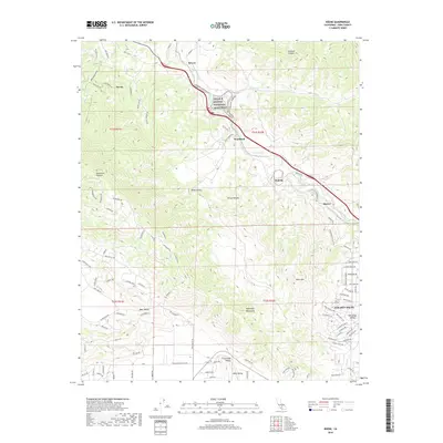 2018 Map of Keene, 2018 Print