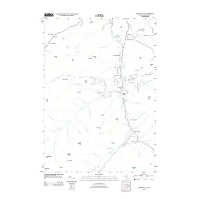 2013 Map of Keene Valley, 2013 Print