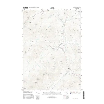 2016 Map of Keene Valley, 2016 Print