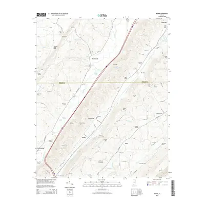 2014 Map of Keener, 2014 Print