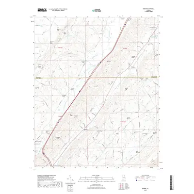 2018 Map of Keener, 2018 Print