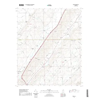 2020 Map of Keener, 2020 Print