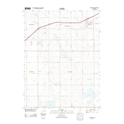 2013 Map of Keenesburg, 2013 Print