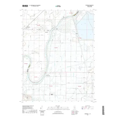 2018 Map of Keensburg, 2018 Print
