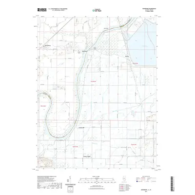 2021 Map of Keensburg, 2021 Print