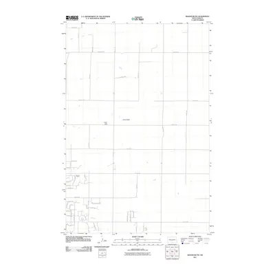 2011 Map of Keever Butte, 2011 Print
