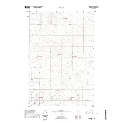 2020 Map of Keever Butte, 2020 Print