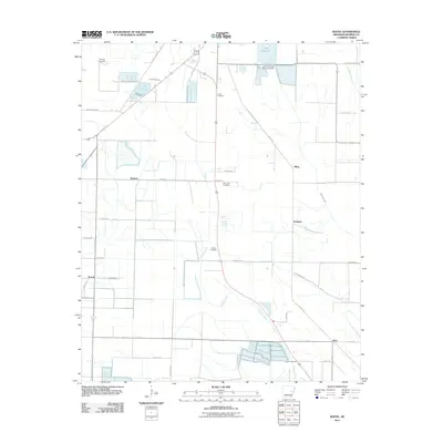 2011 Map of Keevil, 2011 Print