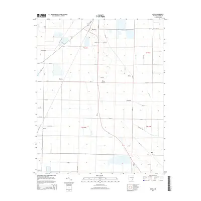 2014 Map of Keevil, 2014 Print