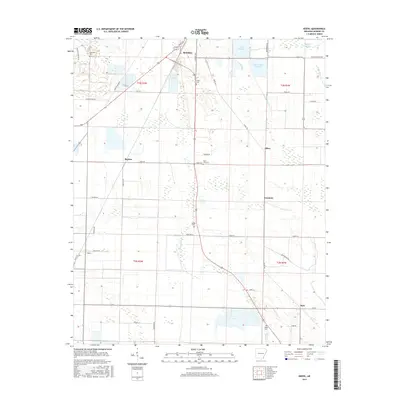 2017 Map of Keevil, 2017 Print