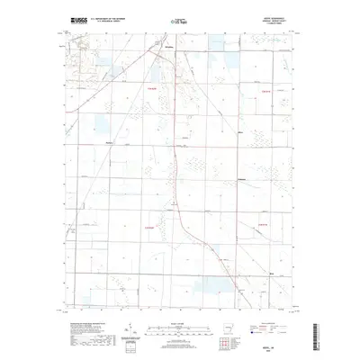 2020 Map of Keevil, 2020 Print