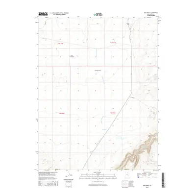 2014 Map of Keg Knoll, 2014 Print