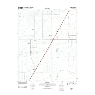 2011 Map of Keiser, 2011 Print