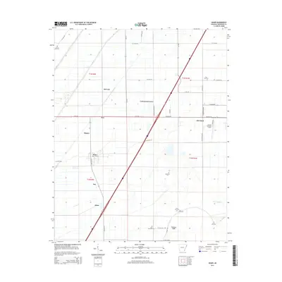2014 Map of Keiser, 2014 Print