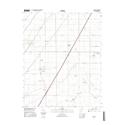 2017 Map of Keiser, 2017 Print