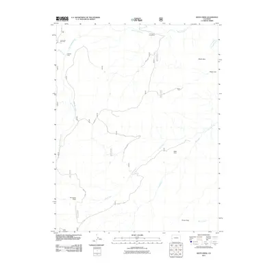 2011 Map of Keith Creek, 2011 Print