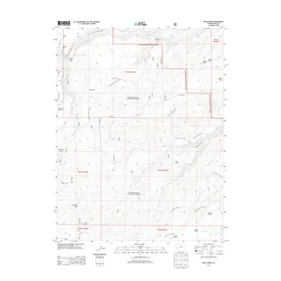 2013 Map of Keith Creek, 2013 Print