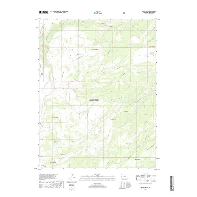 2019 Map of Keith Creek, 2019 Print