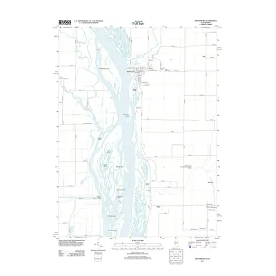 2012 Map of Keithsburg, 2012 Print
