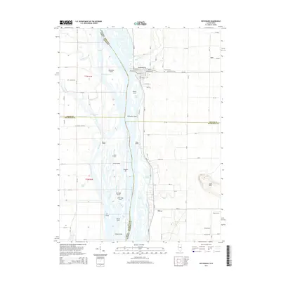 2015 Map of Keithsburg, 2015 Print