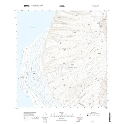 2017 Map of Kekaha, 2017 Print