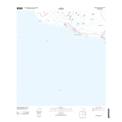 2013 Map of Kekaha OE S, 2013 Print