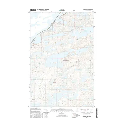 2016 Map of Kekekabic Lake, 2016 Print