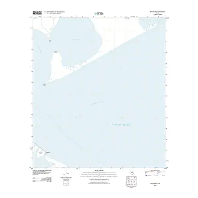 2010 Map of Keller Bay, 2010 Print