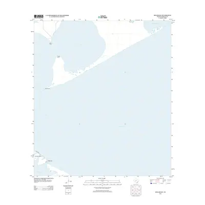 2013 Map of Keller Bay, 2013 Print
