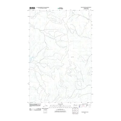 2011 Map of Keller Butte, 2011 Print