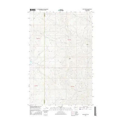 2017 Map of Keller Butte, 2017 Print