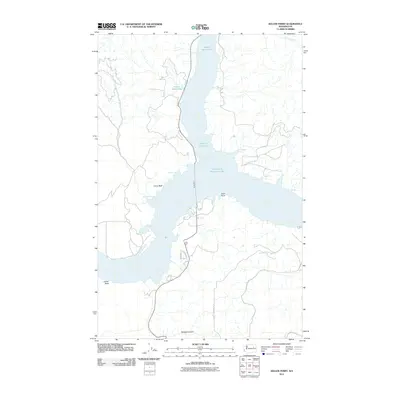 2011 Map of Keller Ferry, 2011 Print