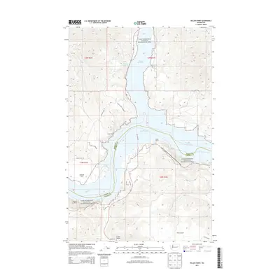 2013 Map of Keller Ferry, 2013 Print